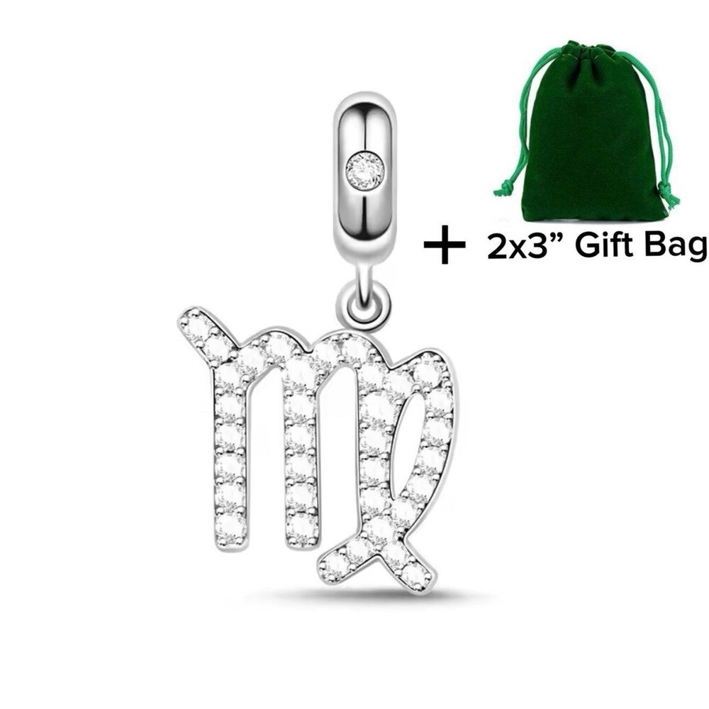 Virgo Zodiac Dangle Charm | 925 Silver | Brand New